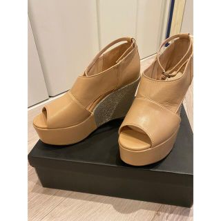 ザラ(ZARA)のJETEE ジュテウェッジソールサンダル37(サンダル)