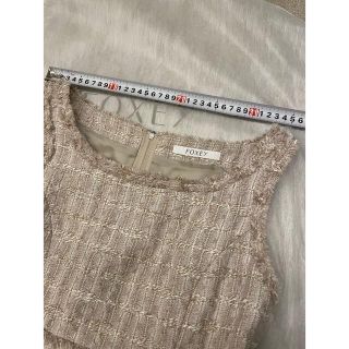 フォクシー ツイードワンピース ベージュ 東京都千代田区 hipomoto.com