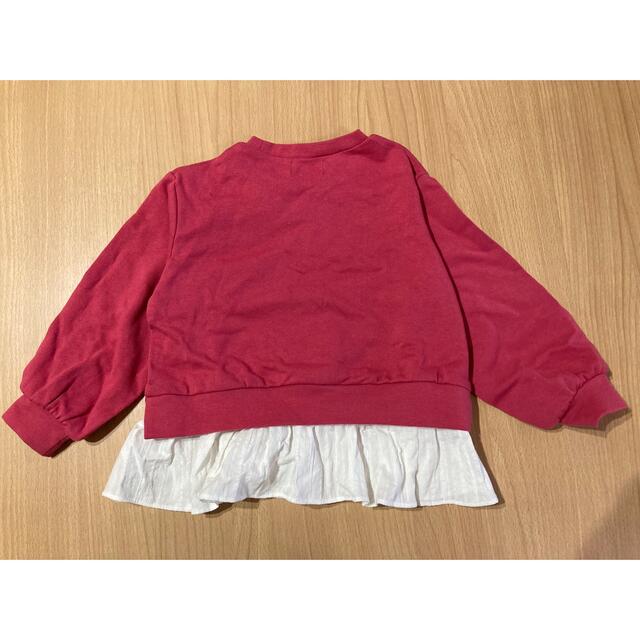 Biquette Club(ビケットクラブ)のキムラタン　Biquette club トレーナー　110cm キッズ/ベビー/マタニティのキッズ服女の子用(90cm~)(Tシャツ/カットソー)の商品写真