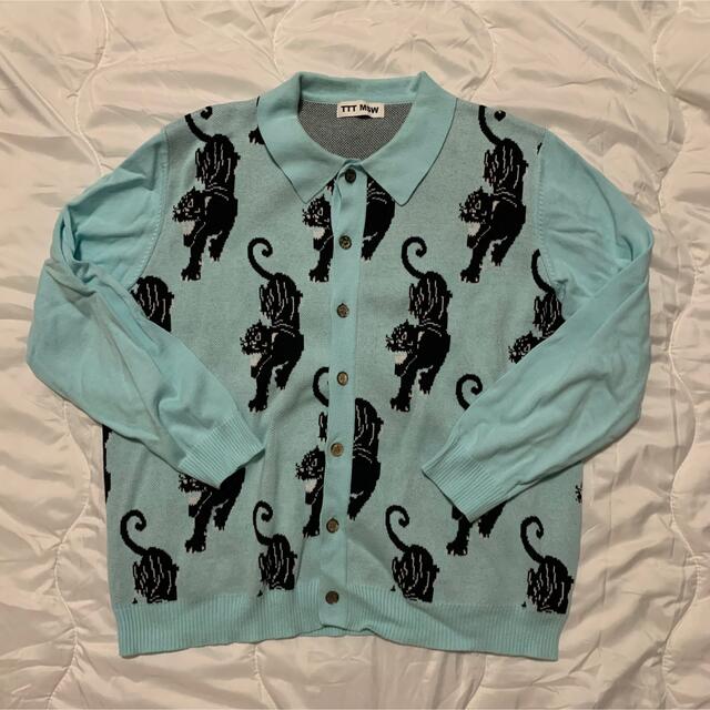 TTT_MSW 21aw panther knit cardigan 国内外の人気 www.gold-and-wood.com