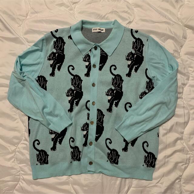 ttt_msw panther knit cardigan　ニットカーディガン