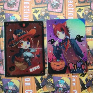 すとぷり ハロウィン 莉犬 collection card(キャラクターグッズ)