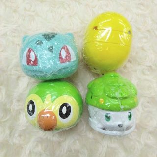 ポケモン(ポケモン)のカプキャラ　ポケットモンスター12 全4種 ガチャガチャ フルコンプ(アニメ/ゲーム)