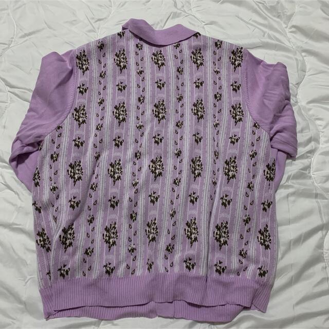 TTT_MSW 22ss flower knit cardigan 1