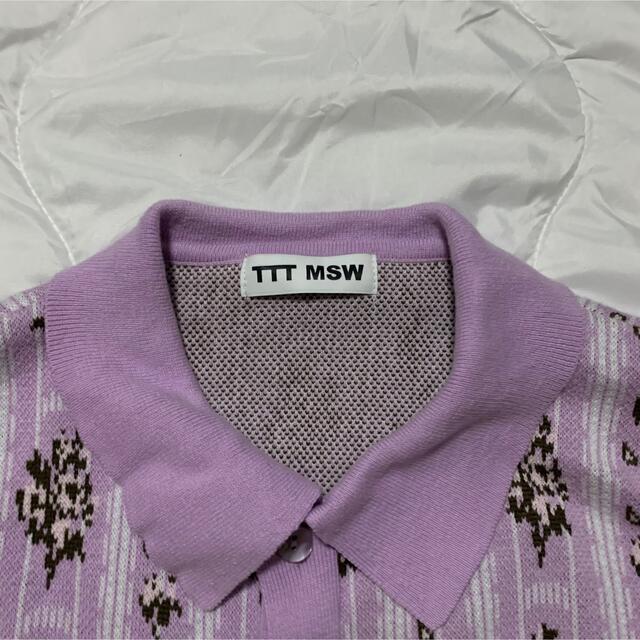 TTT_MSW 22ss flower knit cardigan 【代引可】 www.cantinaongaresca.it