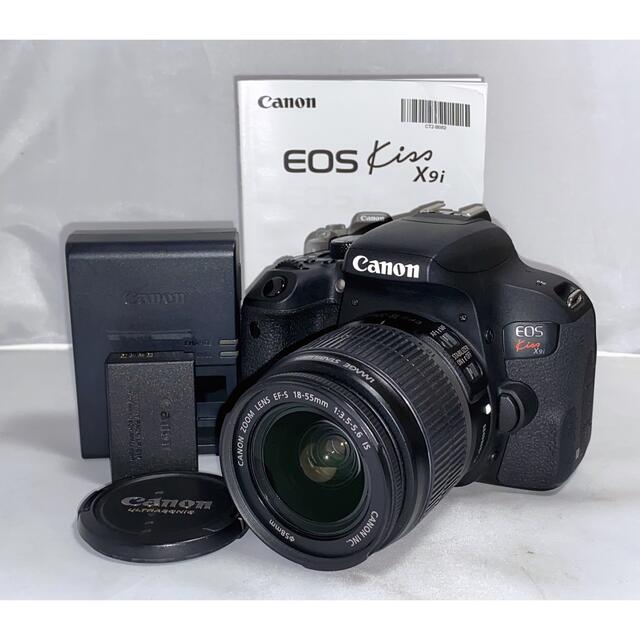 売れ筋がひ！ Canon - 【美品】Canon EOS kiss X9i 18-55mm レンズ ...