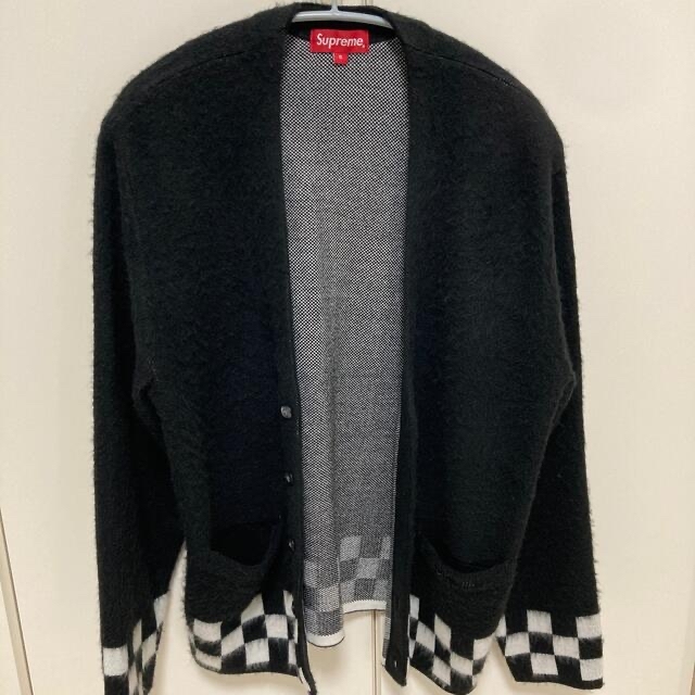 Supreme Brushed Checkerboard Cardigan