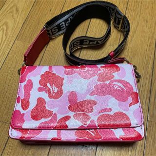 A Bathing Ape Pink Ladies Sling Bag