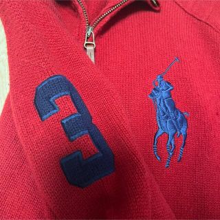 POLO RALPH LAUREN - ラルフローレン フルジップニット セーター