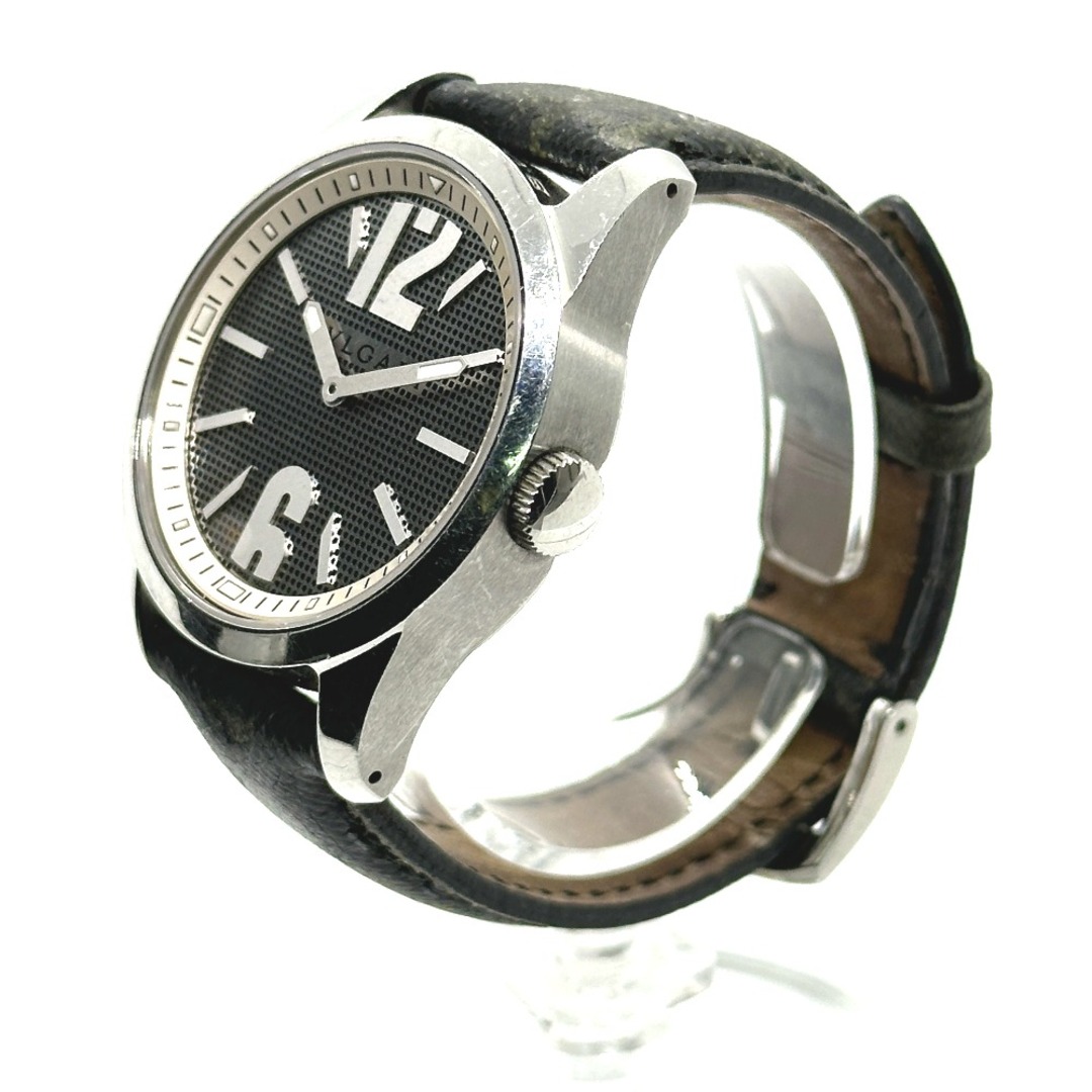 ブルガリ BVLGARI ST37S ソロテンポ クォーツ 腕時計 SS シルバー