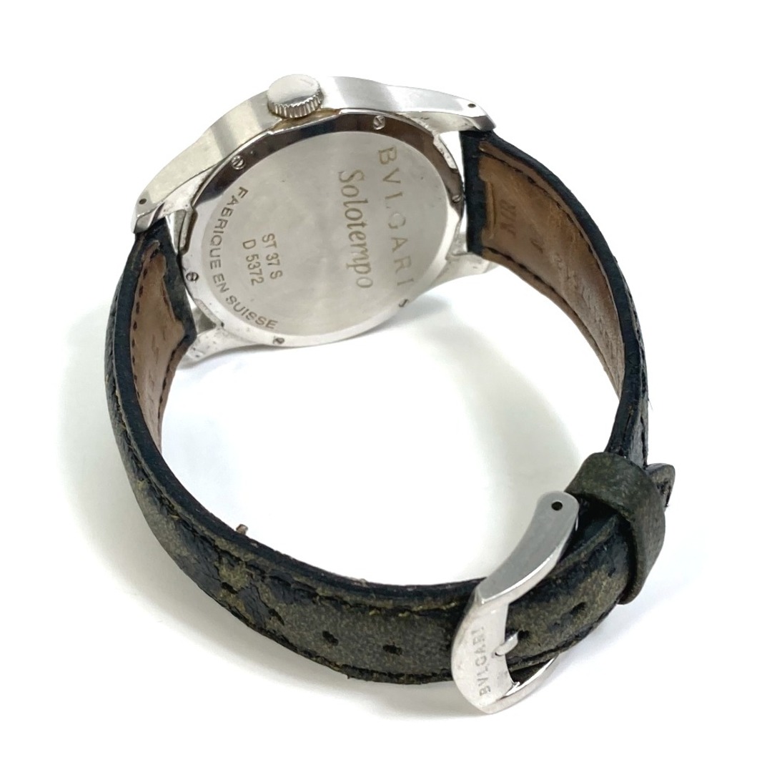 ブルガリ BVLGARI ST37S ソロテンポ クォーツ 腕時計 SS シルバー
