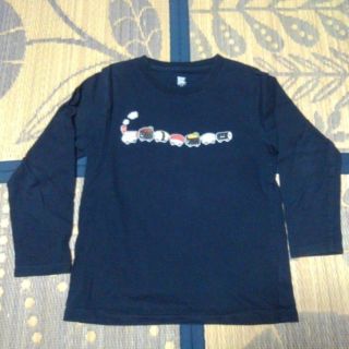 グラニフ(Design Tshirts Store graniph)の【専用出品】グラニフ  スシトレイン キッズ長袖Tシャツ  130　2点おまとめ(Tシャツ/カットソー)