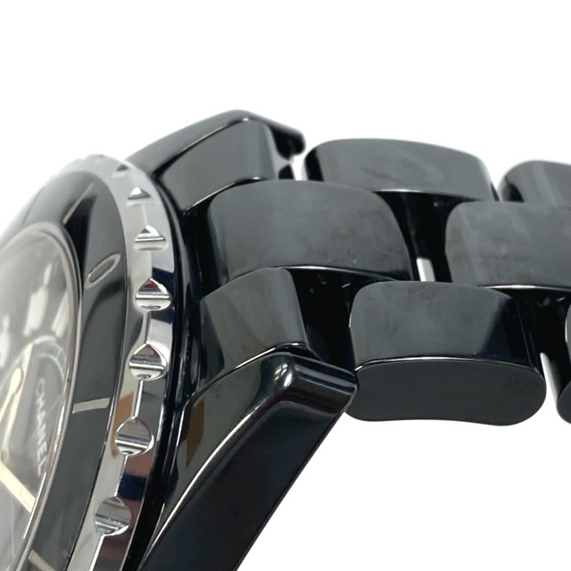 CHANEL(シャネル)のシャネル CHANEL J12 H0685 自動巻き デイト 腕時計 セラミック ブラック メンズの時計(腕時計(アナログ))の商品写真