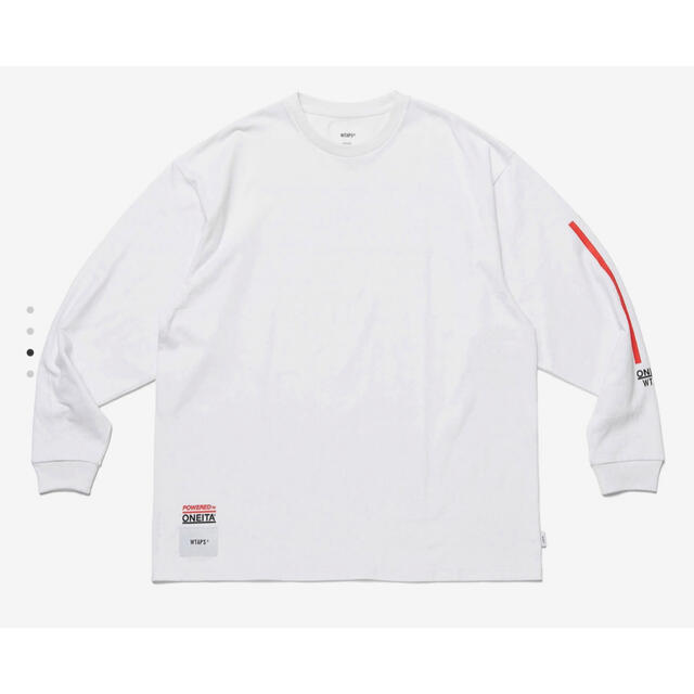 W)taps(ダブルタップス)のWTAPS POWER-T / LS / COTTON. ONEITA 白M メンズのトップス(Tシャツ/カットソー(七分/長袖))の商品写真