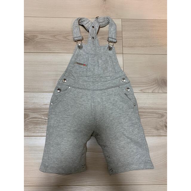 DIESEL(ディーゼル)のDIESEL KIDS ユニセックス　オーバオール　グレイ　18 month キッズ/ベビー/マタニティのベビー服(~85cm)(パンツ)の商品写真