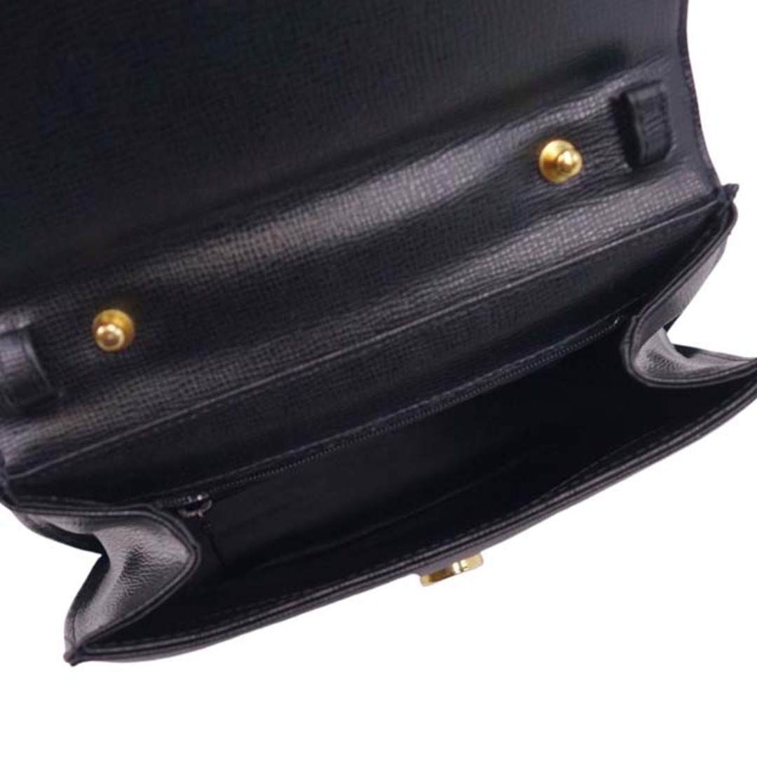 Gianfranco FERRE(ジャンフランコフェレ)のVintage ジャンフランコフェレ バッグ ハンドバッグ レザー 鞄 ブラック レディースのバッグ(ハンドバッグ)の商品写真
