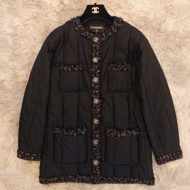 今ならほぼ即納! サイズ34 ジャケット CHANEL - CHANEL 値下げ ナイロンジャケット 今ならほぼ即納! サイズ34 ジャケット CHANEL - CHANEL 値下げ ナイロンジャケット
