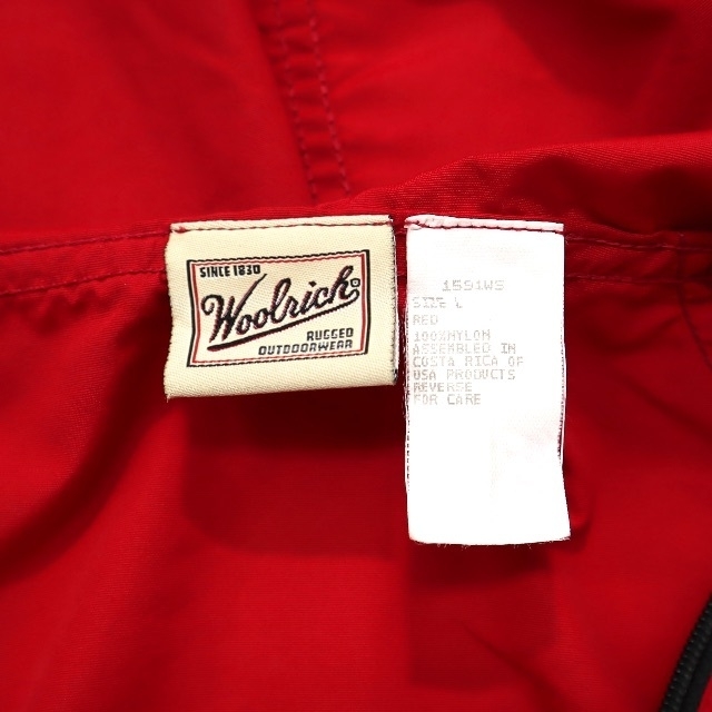 90s Vintage Woolrich コットンアノラック リップストッカーキ