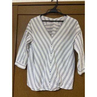 ラウンジドレス(Loungedress)のラウンジドレス　Vネック七分袖シャツ(シャツ/ブラウス(長袖/七分))