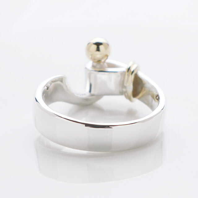Tiffany & Co.(ティファニー)の極美品 ティファニー フック&アイ 925 750 指輪 リング 10.5号 レディースのアクセサリー(リング(指輪))の商品写真