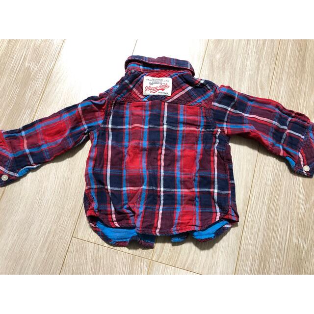 BeBe(ベベ)の90 bebe 長袖シャツ キッズ/ベビー/マタニティのキッズ服男の子用(90cm~)(Tシャツ/カットソー)の商品写真