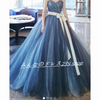 ウェディングドレス（ブルー・ネイビー/青色系）の通販 1,000点以上 