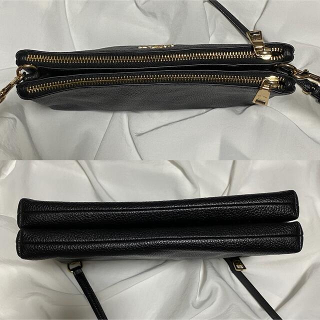 美品】コーチ COACH ショルダーバッグ ダブルファスナー レイラ 美品】コーチ COACH ショルダーバッグ ダブルファスナー レイラ