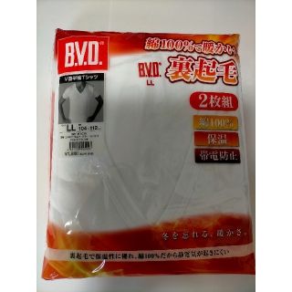 ビーブイディー(BVD)のＬＬ◇２枚◇Vネック◇半袖肌着◇未使用(Tシャツ/カットソー(半袖/袖なし))