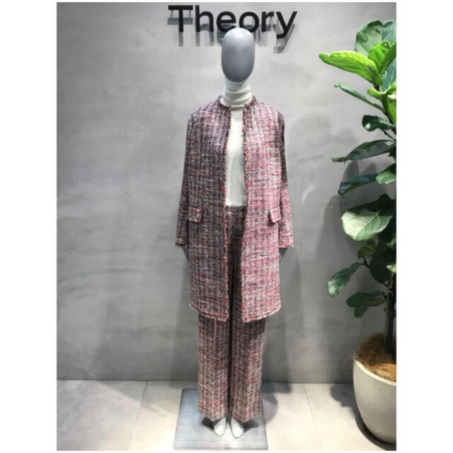 theory(セオリー)のTheory 20ss ツイードコート レディースのジャケット/アウター(ロングコート)の商品写真