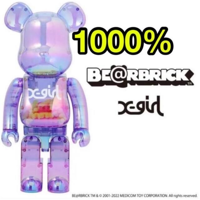 BE@RBRICK - 【当日発送】 X-girl BE@RBRICK(ベアブリック) 1000%