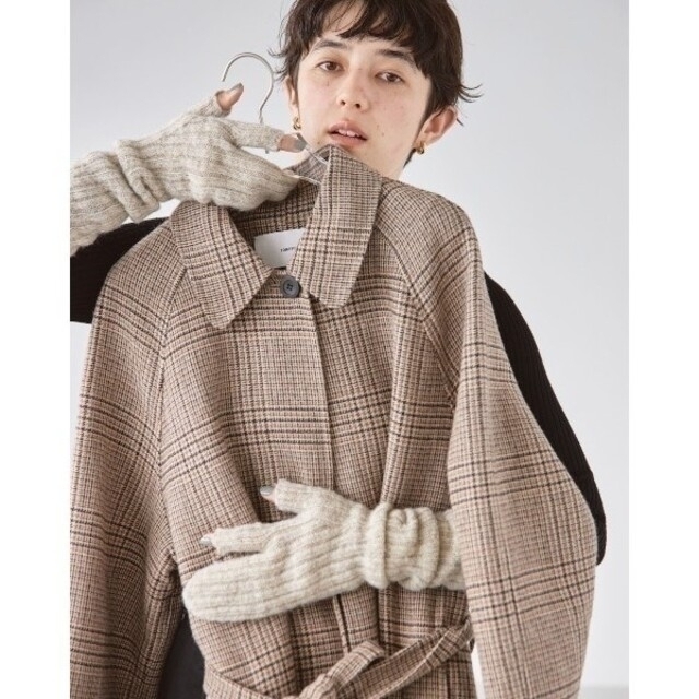 TODAYFUL - 【美品】TODAYFUL Soutiencollar Check Coat 38の通販 by