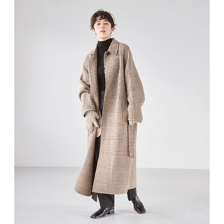 TODAYFUL - 【美品】TODAYFUL Soutiencollar Check Coat 38の通販 by