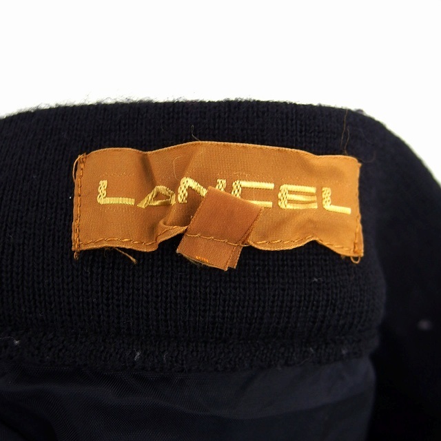 LANCEL(ランセル)のランセル LANCEL ニット スカート タイト 膝下 ウール 毛 無地 レディースのスカート(ひざ丈スカート)の商品写真