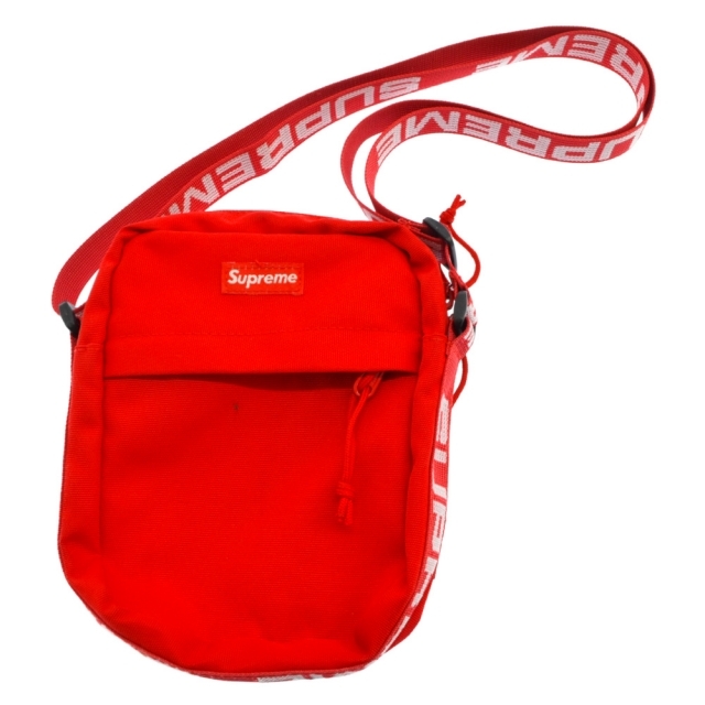 18ss supreme shoulder bag red