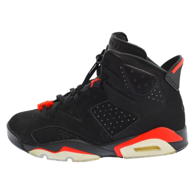 NIKE ナイキ AIR JORDAN 6 RETRO INFRA RED 384664-060 エアジョーダン6レトロインフラレッドハイカットスニーカー シューズ ブラック