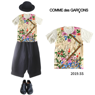 コムデギャルソン(COMME des GARCONS)の2019SS＊コムデギャルソン＊ボタニカルプリントトップス(カットソー(半袖/袖なし))