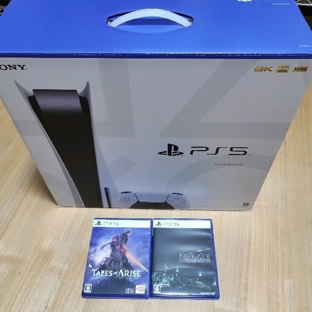 PS5 プレステ5 本体  通常版 美品 ソフト付き  CFI-1100A01