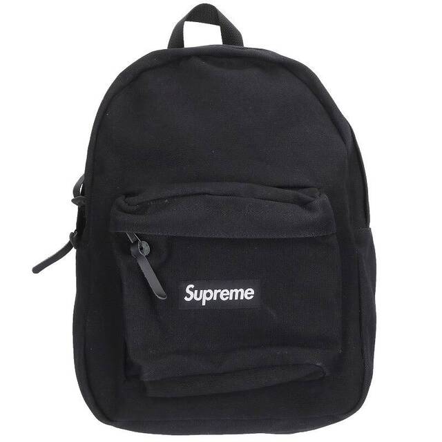 通販 Supreme Canvas Backpack Black バックパック