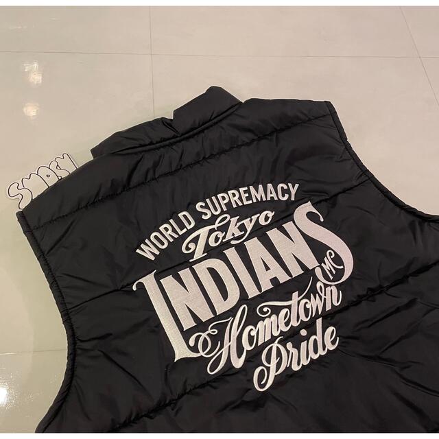 NEIGHBORHOOD(ネイバーフッド)のTokyo Indians Vest Black M メンズのジャケット/アウター(ダウンベスト)の商品写真