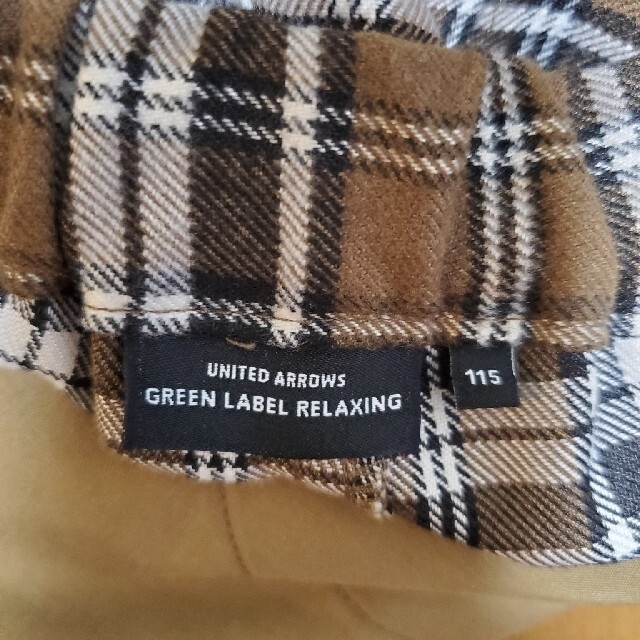 UNITED ARROWS green label relaxing(ユナイテッドアローズグリーンレーベルリラクシング)の【green label relaxing】kidsチェックパンツ☆ キッズ/ベビー/マタニティのキッズ服男の子用(90cm~)(パンツ/スパッツ)の商品写真