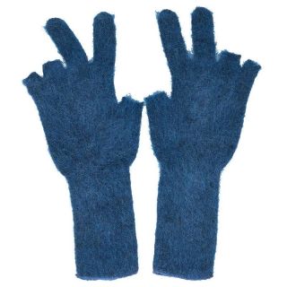 コグノーメン/COGNOMEN 22AW PEACE MOHAIR GLOVES 変形モヘアニットグローブ メンズ(手袋)