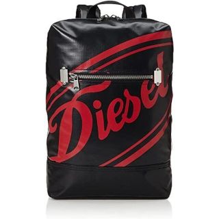 ディーゼル(DIESEL)の【新品未使用】 DIESEL ディーゼル バックパック ブラック レッド(バッグパック/リュック)