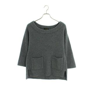 Drawer - ドゥロワー 6513-106-0216 ウールカシミヤクルーネックニット