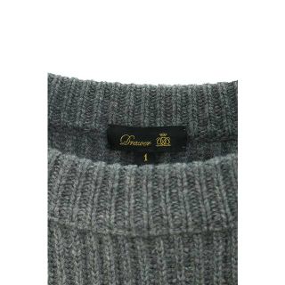 Drawer - ドゥロワー 6513-106-0216 ウールカシミヤクルーネックニット