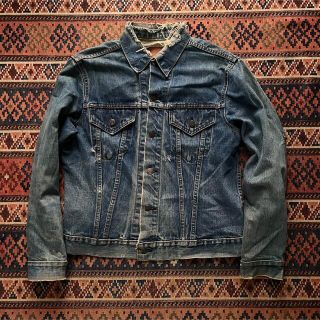 リーバイス(Levi's)のLevi's 70505 リーバイス デニムジャケット　ボロ  サイズ40相当(Gジャン/デニムジャケット)