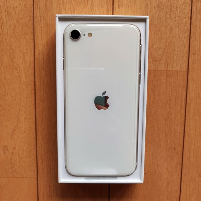 未使用】iPhone SE3 64GB 白 SIMフリー 利用制限〇② ...