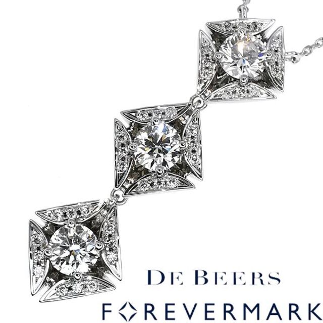DE BEERS - フォーエバーマーク ダイヤモンド ネックレス エターナル コレクション
