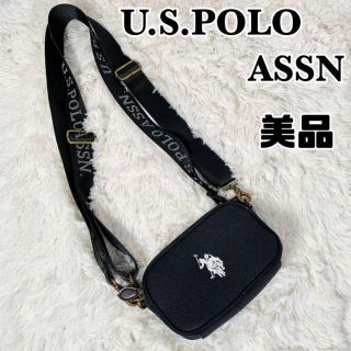 ポロラルフローレン(POLO RALPH LAUREN)のユーエス ポロ アッスン ミニ ショルダーバッグ ネイビー デニム キャンバス(ショルダーバッグ)