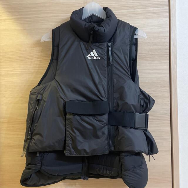 adidas(アディダス)の【美品☆着画あり】adidasダウンベストセット メンズのジャケット/アウター(ダウンベスト)の商品写真