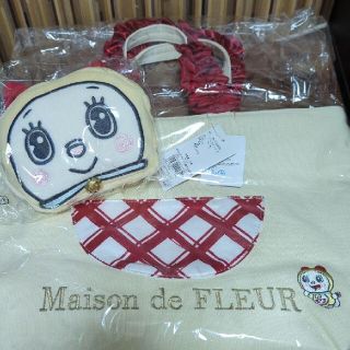 メゾンドフルール(Maison de FLEUR)のメゾンドフルール ドラえもん フリルトートバッグ コインケース ドラミちゃん(その他)